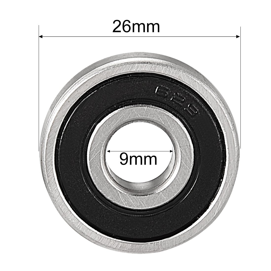 629-2RS Deep Groove Ball Bearings 9*26*8mm Rodamiento 629zz 